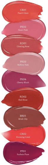 Помада для губ с шиммером «M Touch Shine Lipstick», тон PK04 Cherry blush