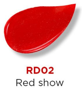 Помада для губ с шиммером «M Touch Shine Lipstick», тон RD02 Red show