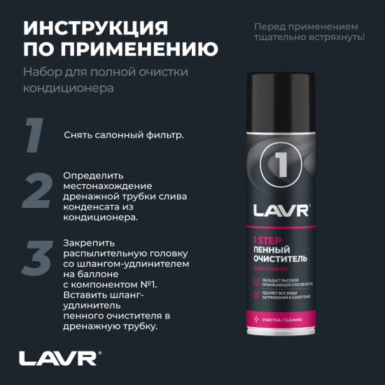 Набор для полной очистки кондиционера