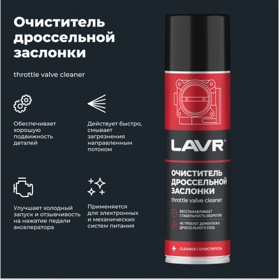Очиститель дроссельной заслонки
