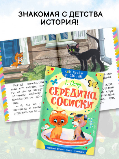 Сам читаю по слогам. Комплект из 4 книг