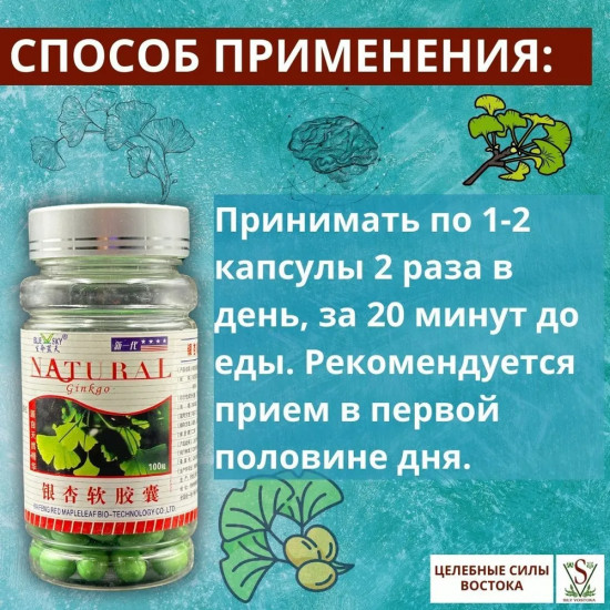 Капсулы «Гинкго Билоба»