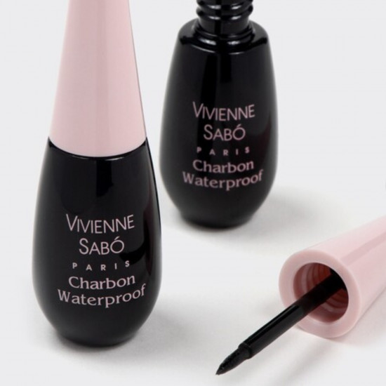 Жидкая подводка для век водостойкая «Charbon waterproof», оттенок 01