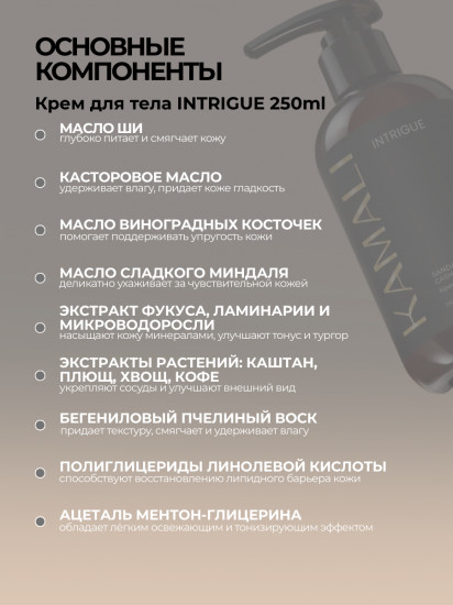 Набор для тела и волос «Intrigue»
