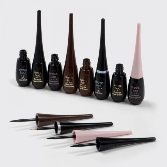 Жидкая подводка для век «Charbon liquid eyeliner», оттенок 01