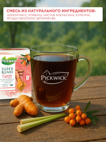 Чай пакетированный с витамином B6 «Super Blend Energy»
