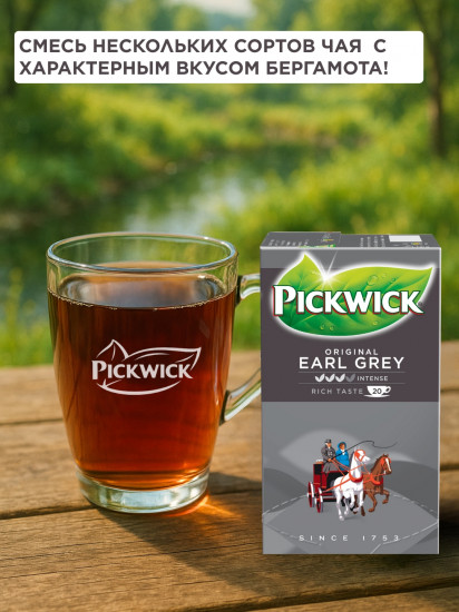 Чай черный с бергамотом пакетированный «Earl Grey»