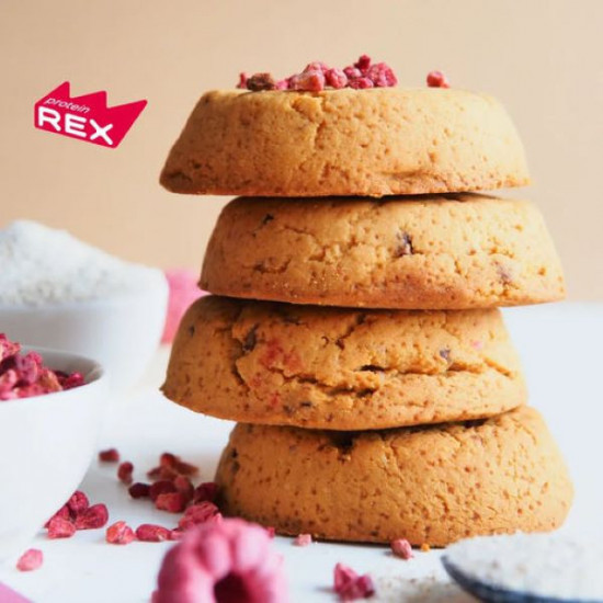Печенье протеиновое со вкусом малинового чизкейка «Cookie × 2»