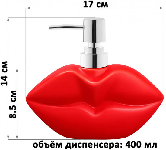 Диспенсер для мыла «Губы»