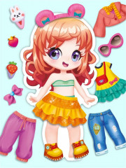 Игра для детей магнитная «Одевашки. Карина» - Фото 6