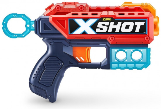 Бластер с мягкими пулями для динамичных игр «X-Shot Kickback»