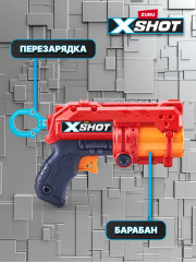 Комплект бластеров «X-Shot Dual Excel Fury 4» - Фото 2