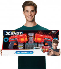 Комплект бластеров «X-Shot Dual Excel Fury 4» - Фото 6
