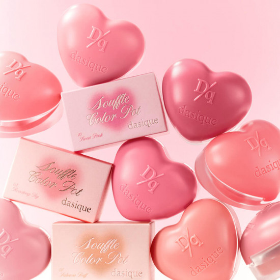 Кремовое суфле для губ и щек «Souffle Color Pot», тон 10 Sweet Pink