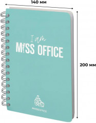 Тетрадь общая «Miss Office» - Фото 9