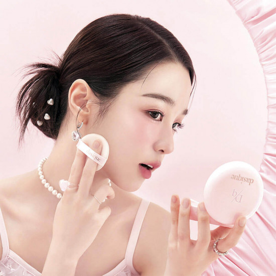 Кушон с эффектом сияния Water Dewy Gel Cushion SPF50+ PA++++ 21C Cool Rosy