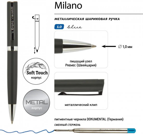 Ручка шариковая «Milano»