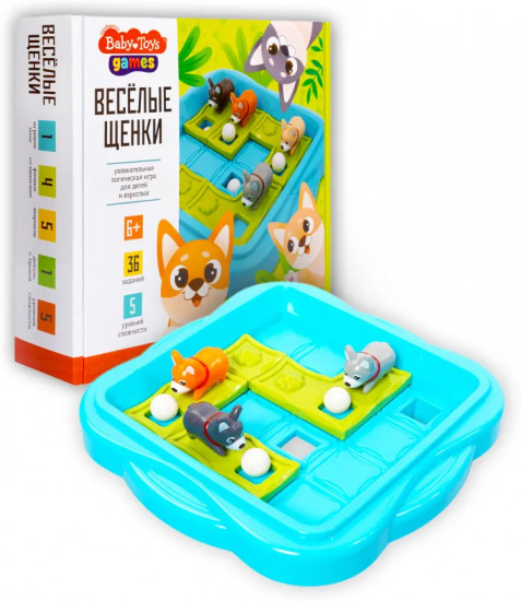 Игра настольная «Веселые щенки»