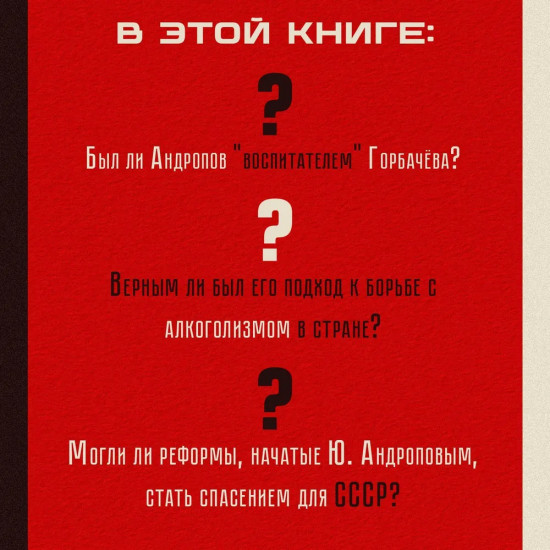 Юрий Андропов. За и против. Дорисованный портрет