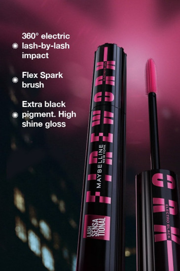 Тушь для ресниц «Lash Sensational Firework», оттенок Elektro black