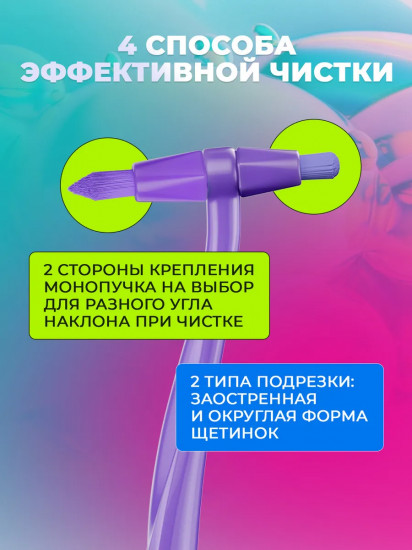 Щетка зубная монопучковая со сменными головками «Ortho+»