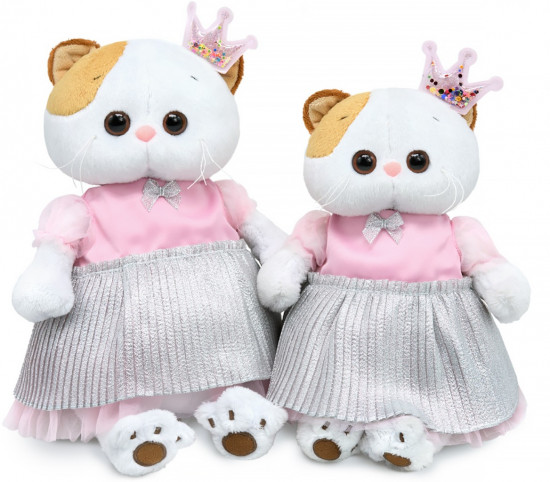 Игрушка мягкая «Кошка Ли-Ли в платье и с короной»