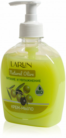 Крем-мыло жидкое Natural Olive «Питание и увлажнение»
