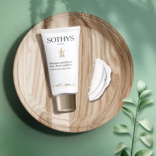 Активная себорегулирующая очищающая маска «Sothys Purifying clay mask»