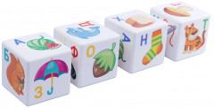 Кубики пластиковые «Азбука» - Фото 10