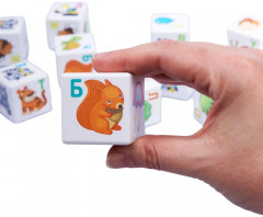 Кубики пластиковые «Азбука» - Фото 13