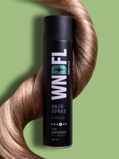 Лак для волос сильной фиксации с протеинами шелка «Hair Spray Silk Protein Strong»