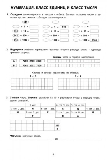 Летний тренажер после 4 класса. Математика