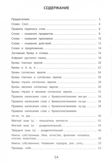 Летний тренажер после 1 класса. Русский язык