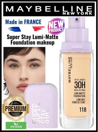 Тональный крем для лица «Lumi-Matte 30H», оттенок 118