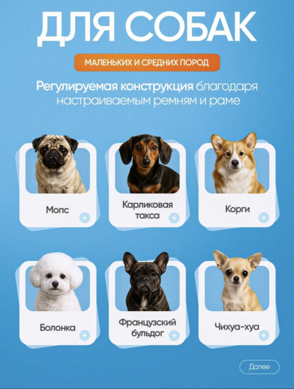 Инвалидная коляска для собак и кошек