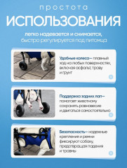 Инвалидная коляска для собак и кошек - Фото 5