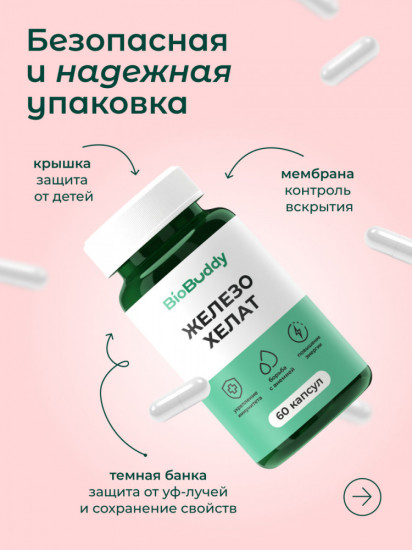 Капсулы «Железо Хелат»