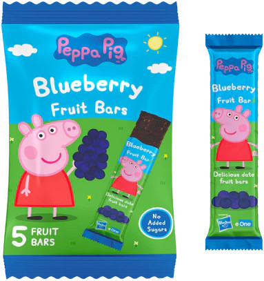 Набор батончиков на финиковой основе с черникой «Blueberry Fruit bars»