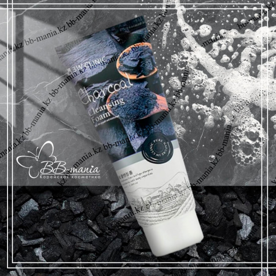 Пенка для лица с экстрактом древесного угля «Charcoal Cleansing Foam»