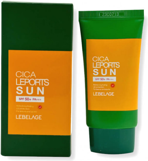 Крем для лица солнцезащитный с центеллой азиатской SPF50+ PA+++ «Cica Leports Sun» SPF50+ PA+++