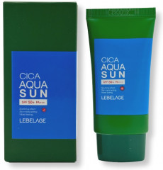 Крем для лица солнцезащитный с центеллой азиатской на водной основе «Cica Aqua Sun» SPF50+/PA+++ - Фото 1