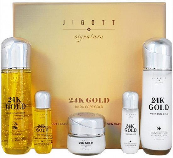 Набор для лица уходовый с частицами золота «24K Gold»