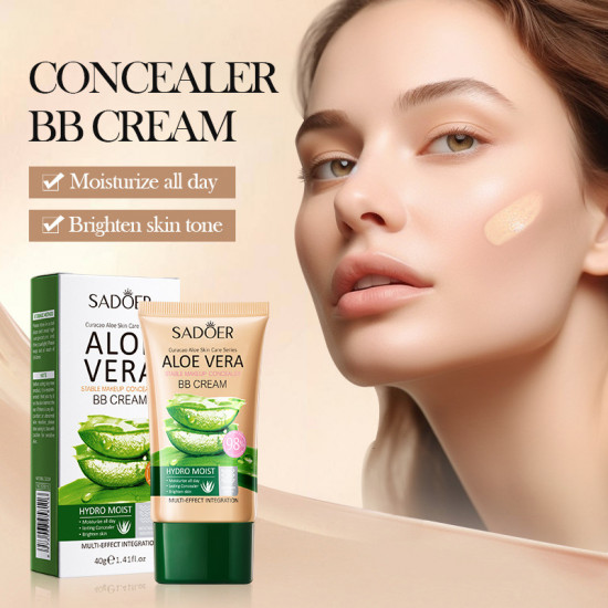 Увлажняющий BB-крем для лица с экстрактом алоэ вера «Aloe Vera BB Cream», оттенок Ivory