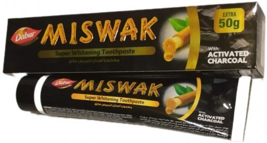 Зубная паста с мисваком и активированным углём «Miswak Activated Charcoal»