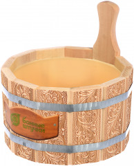 Ушат шайка с пластиковой вставкой - Фото 1