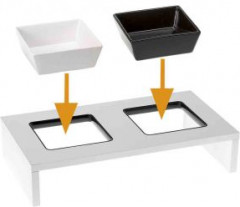 Набор мисок на подставке для кошек и собак - Фото 1