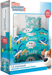 Комплект постельного белья «Снежок» (1,5-спальный, поплин, 1 наволочка 70×70) - Фото 1