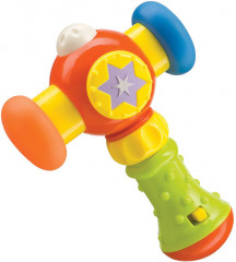 Развивающая игрушка с музыкой и светом «Сияющий молоточек» - Фото 1