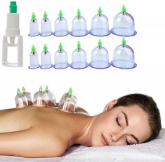 Массажные вакуумные банки для хиджамы с насосом - Фото 1