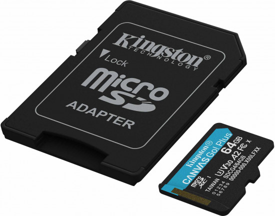 Карта памяти microSDXC Class 10 U3 Kingston SDCG4/64GB